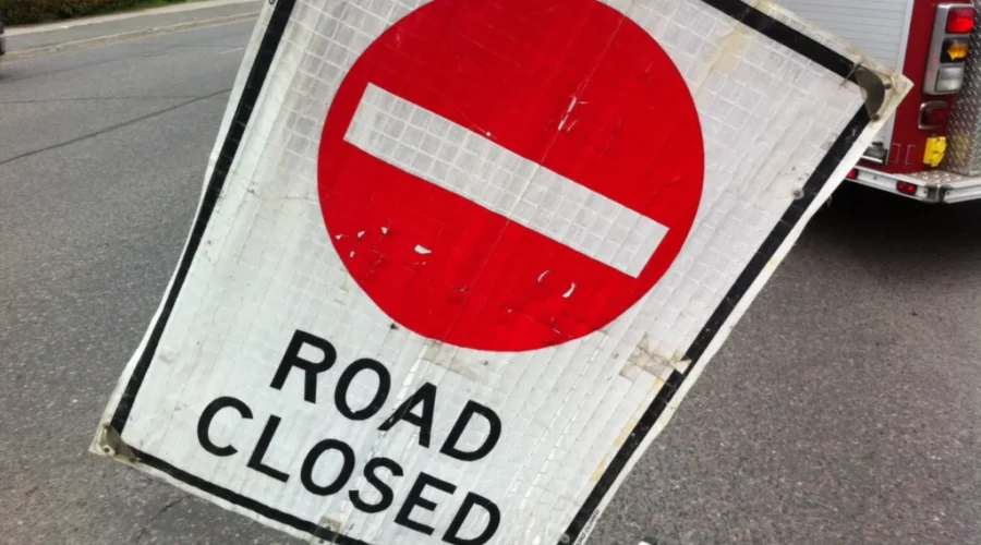Several Roads Closed Today