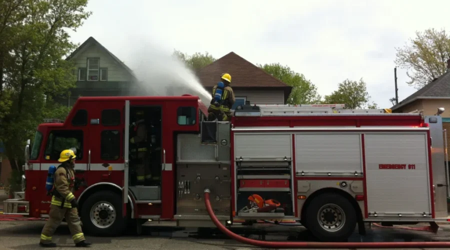 Fire Damages May Street House