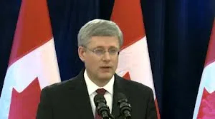 Prime Minister Stephen Harper Reacts To Paris Shooting