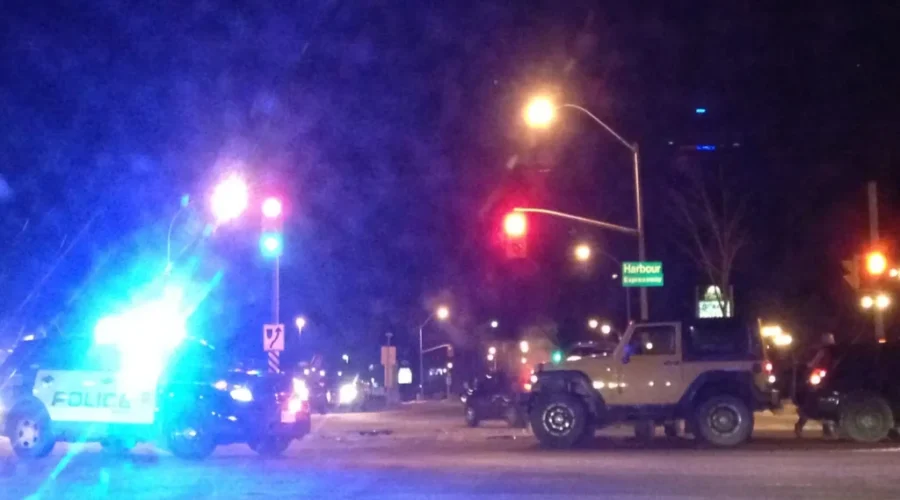 Three Vehicle Smash-Up