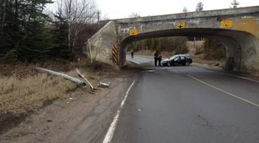 Crash At Train Underpass On Strathcona Ave