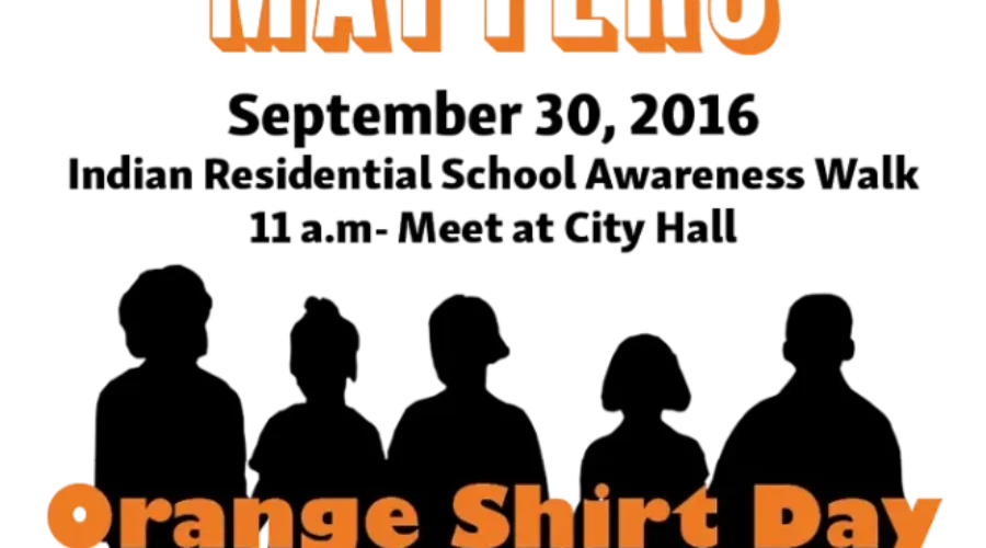 Hundreds Take Part In Orange Shirt Day