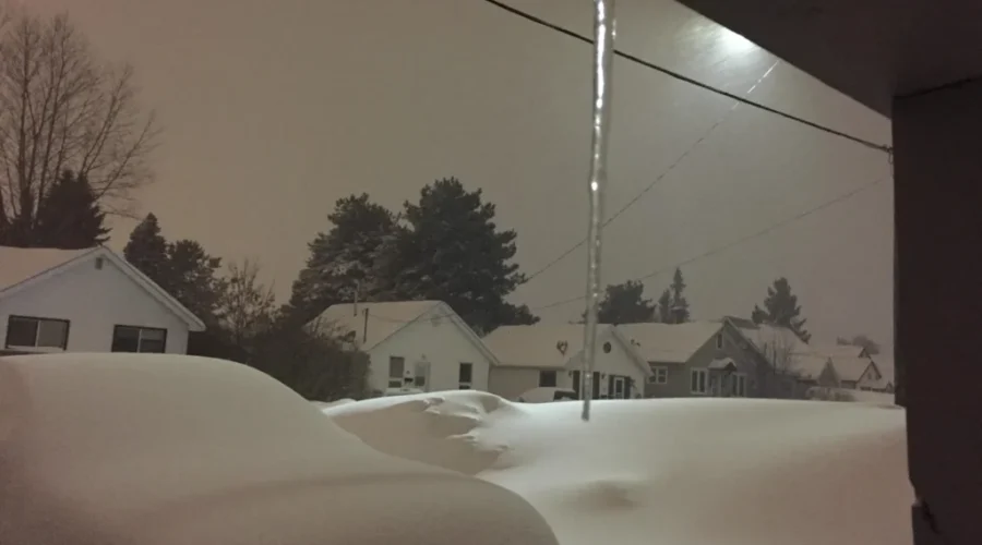 City Digging Out After Snowfall