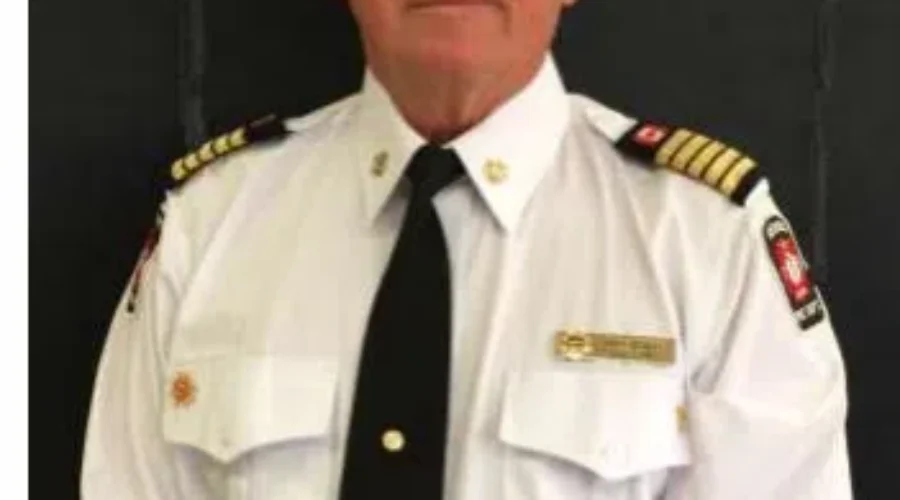 Neebing Fire Chief Honoured