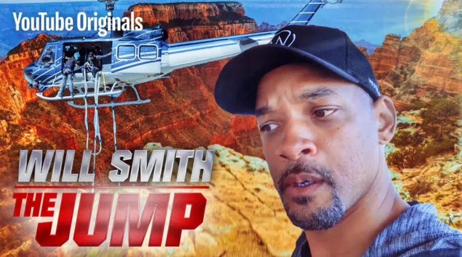 Fresh Prince Jumps Out of Helicopter