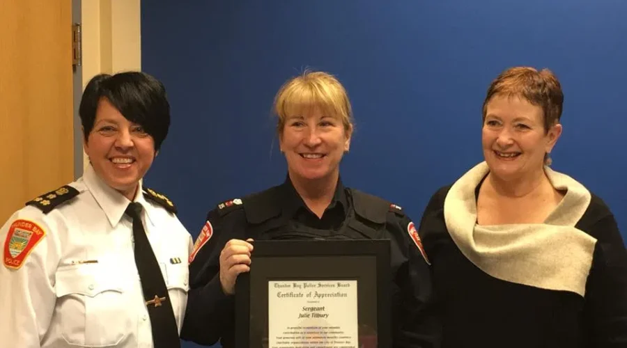 Tilbury Honoured By Police Board