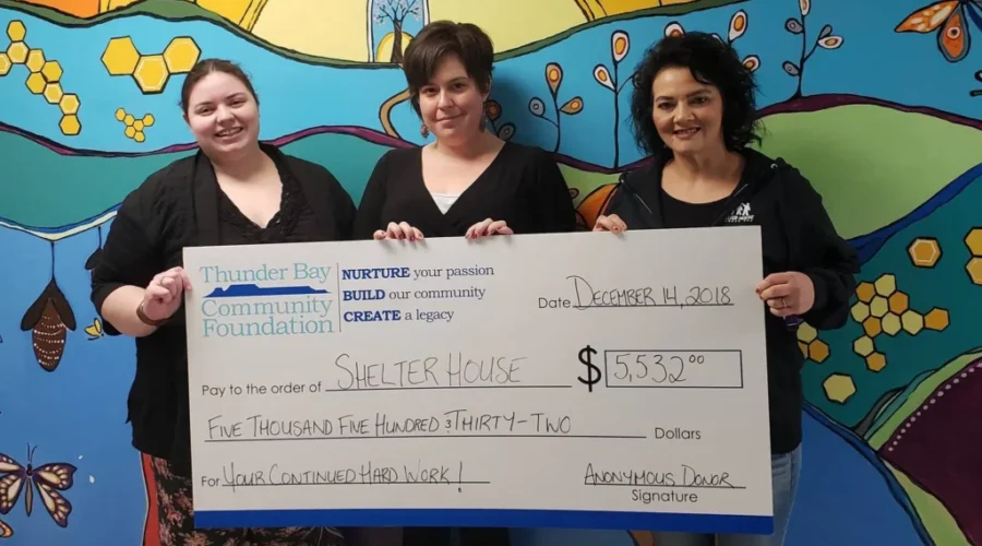 $5.5K Donation For Shelter House