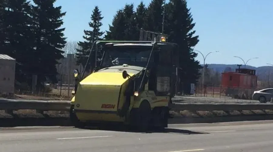 City Street Cleaning Underway