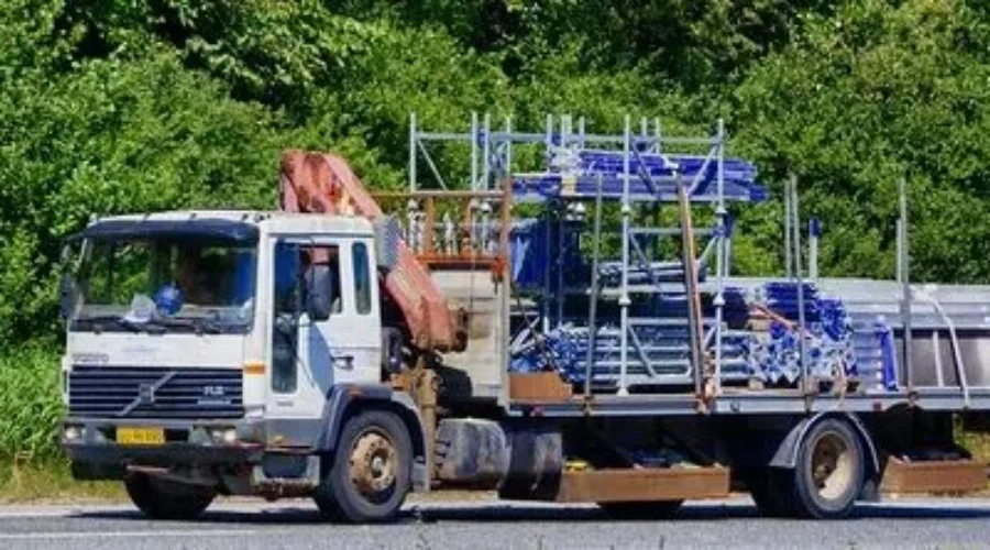 Police Work At Safe Load Enforcement