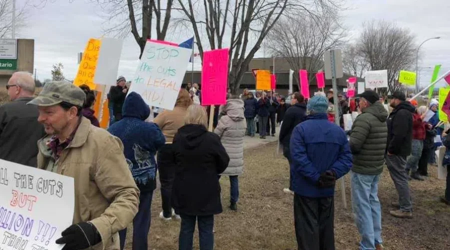 Protests Against Ford Government Today