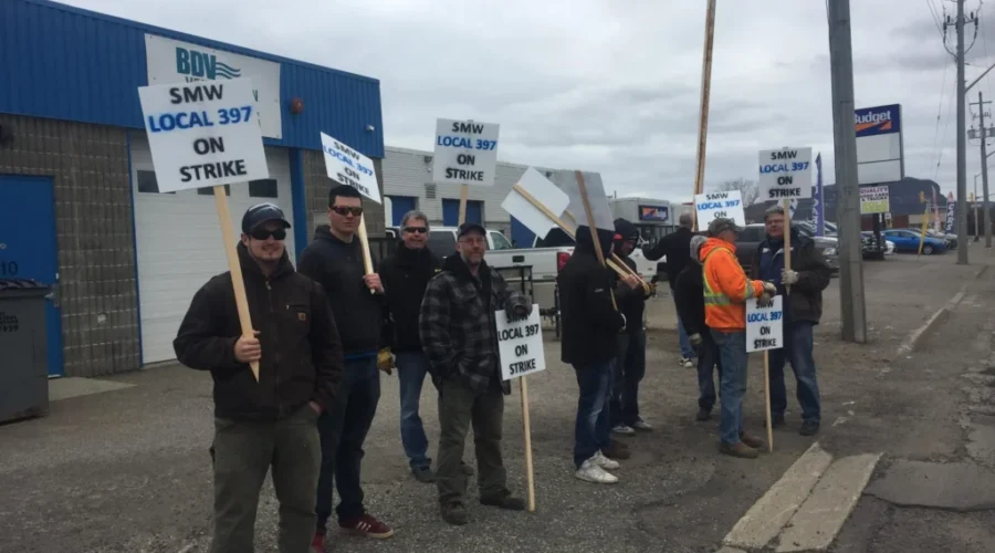 Sheet Metal Workers Start Strike