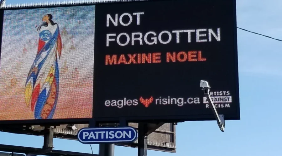 Billboard Supports MMIWG Cause