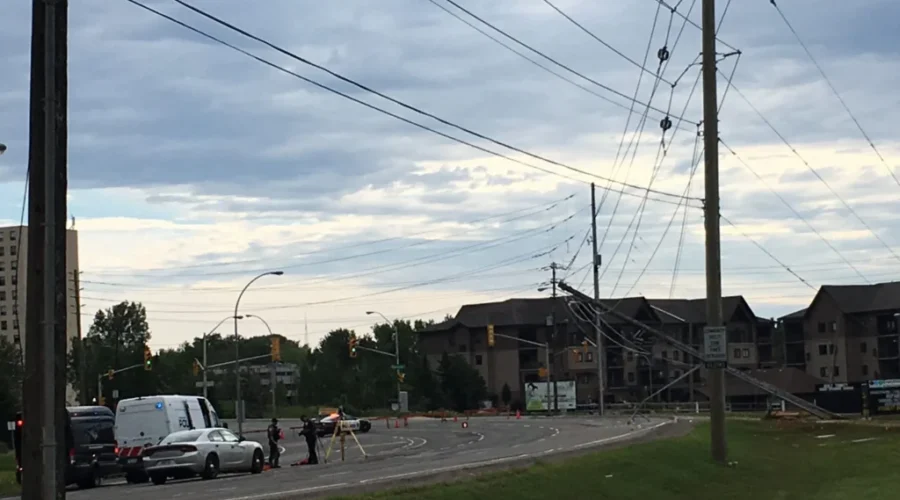 Woman Hospitalized After Balmoral Crash