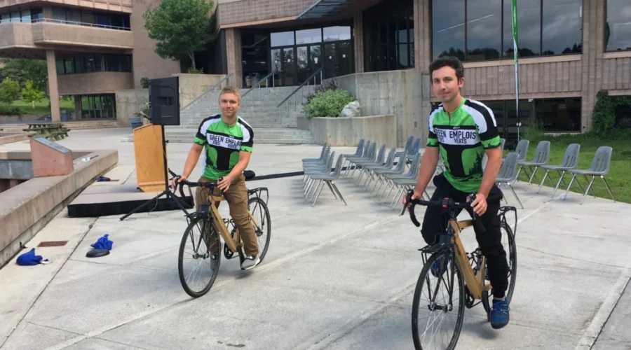 Brothers Bike Across Canada On Wooden Bikes