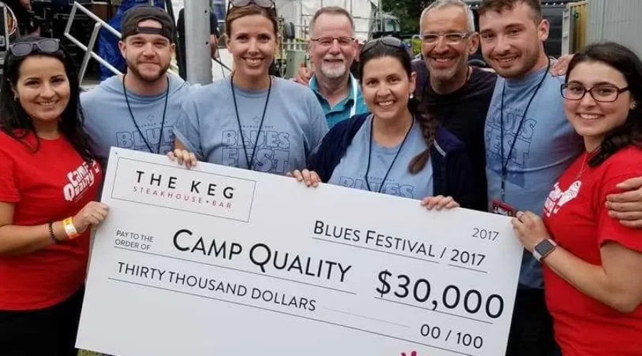 Big Donation For Camp Quality