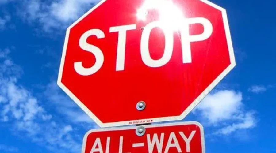 New Stop Sign Approved