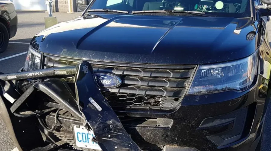 Man Charged After Police Cars Rammed