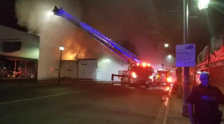 Video: Row Of Simpson St. Buildings Gutted