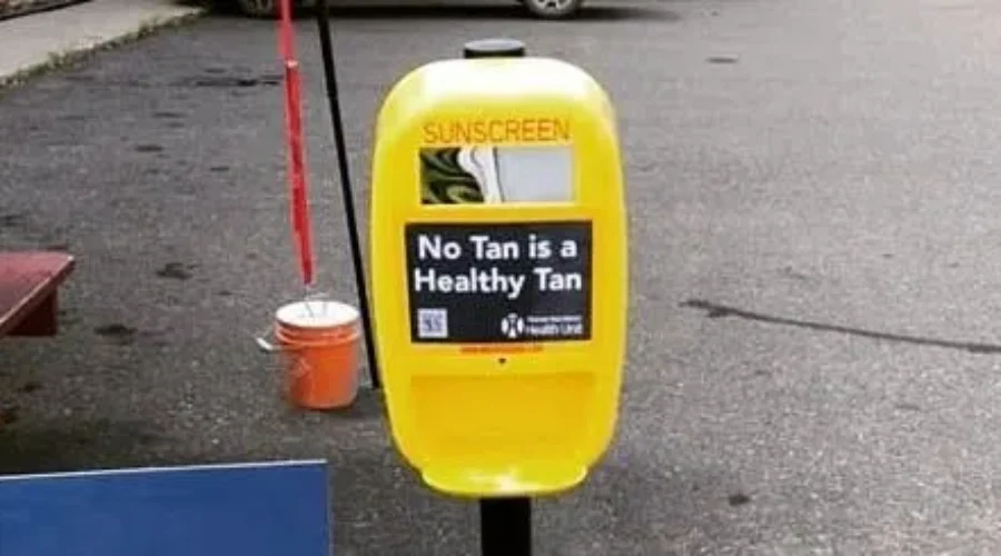 Health Unit Encouraging Sunscreen Use