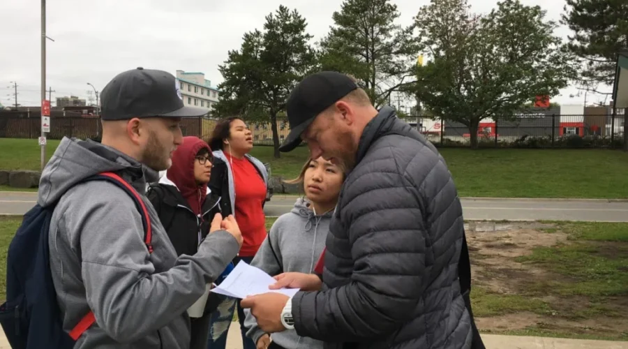 Students Learn Bus System