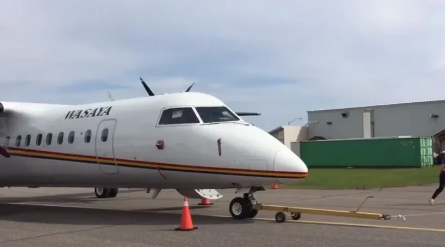 Plane Pulling Contest Underway For United Way