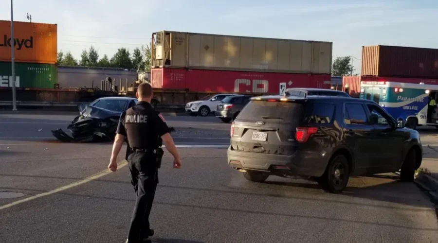 Crash Ties Up North End Intersection