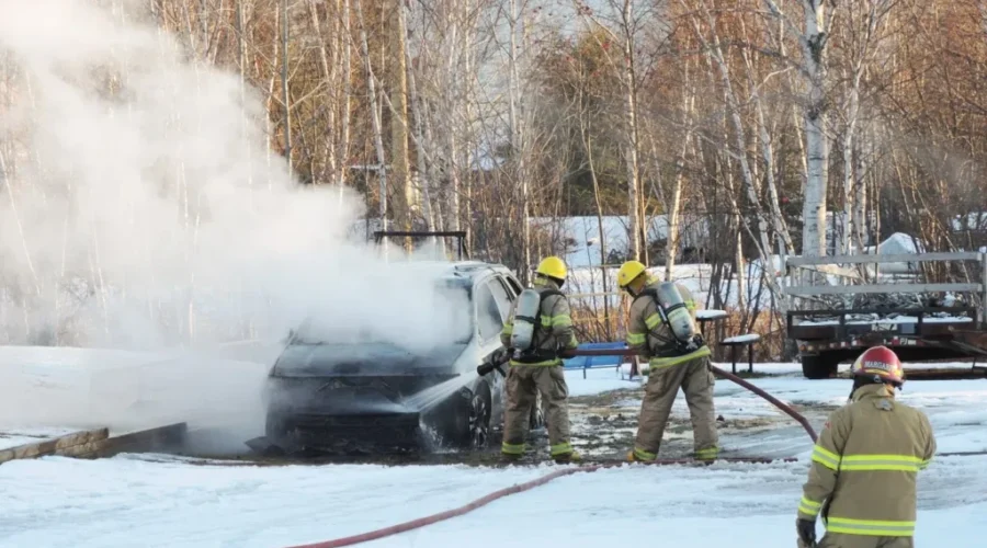 Vehicle Fire No Match For Fire Crews