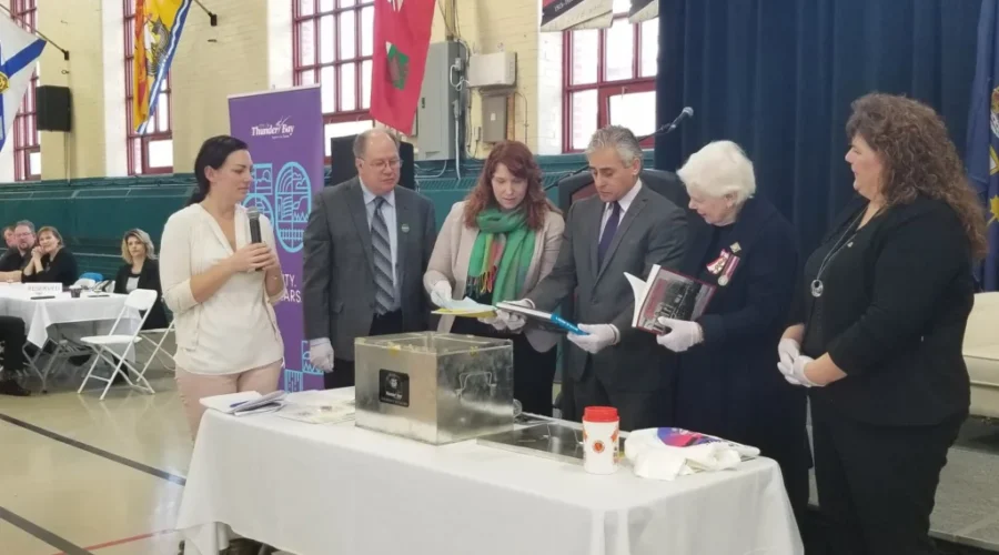 City Opens 25-Year Time Capsule