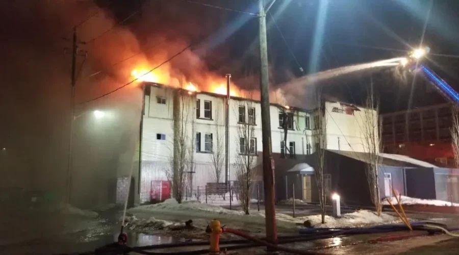 Odd Fellows Hall Fire Still Not Out