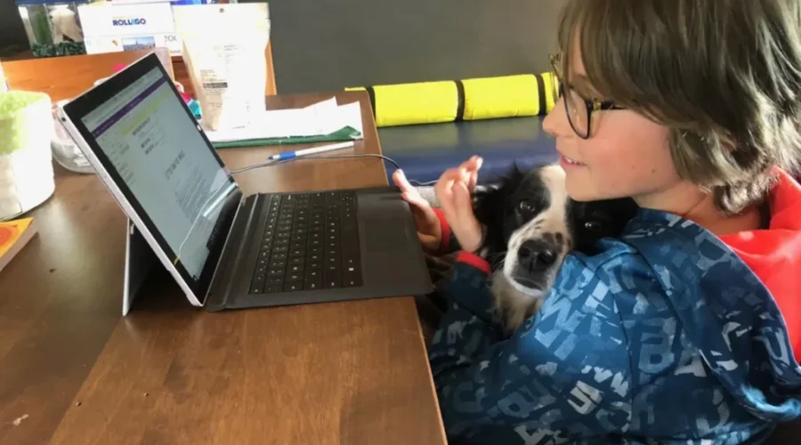 Students And Staff Adjust To On-line Learning