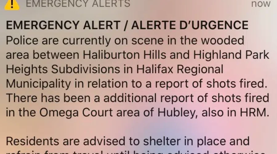 UPDATE: Nova Scotia RCMP Give The All Clear