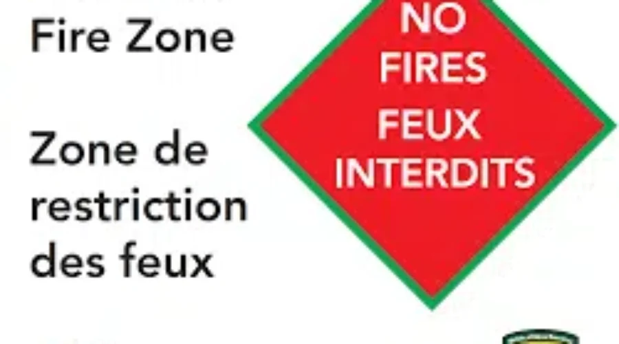 Restricted Fire Zone Takes Effect Tomorrow