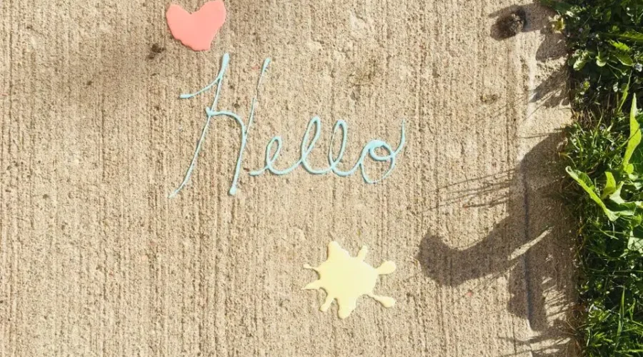 Puffy Sidewalk Paint