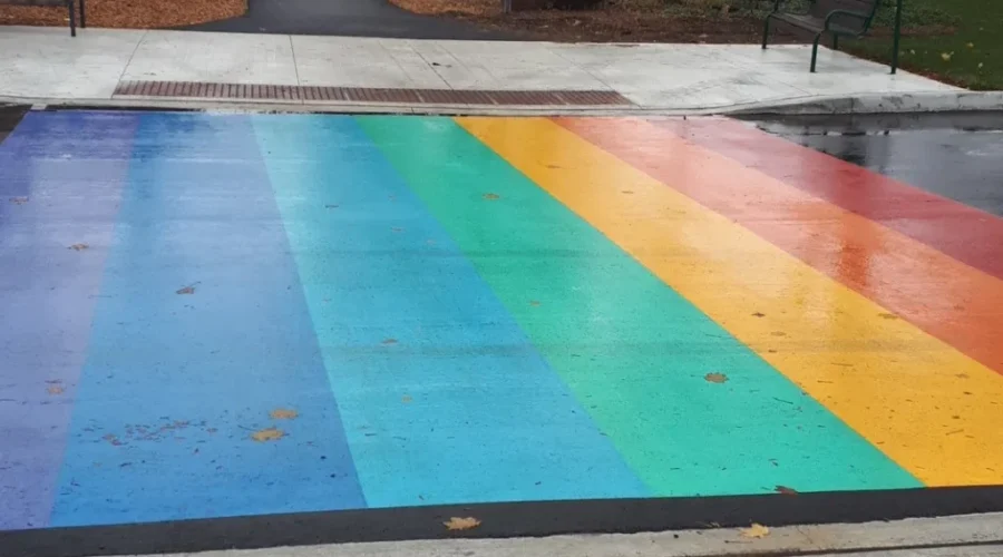 Pride Crosswalks Still On City Books