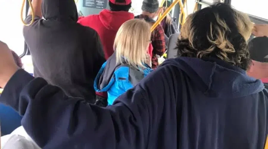 Concerns Over Physical Distancing On Bus