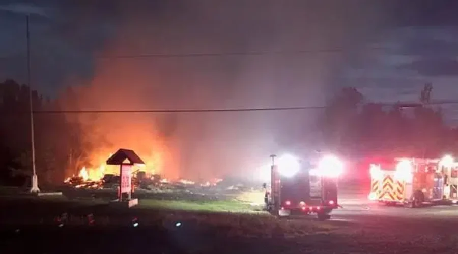 Pass Lake Church Destroyed By Fire