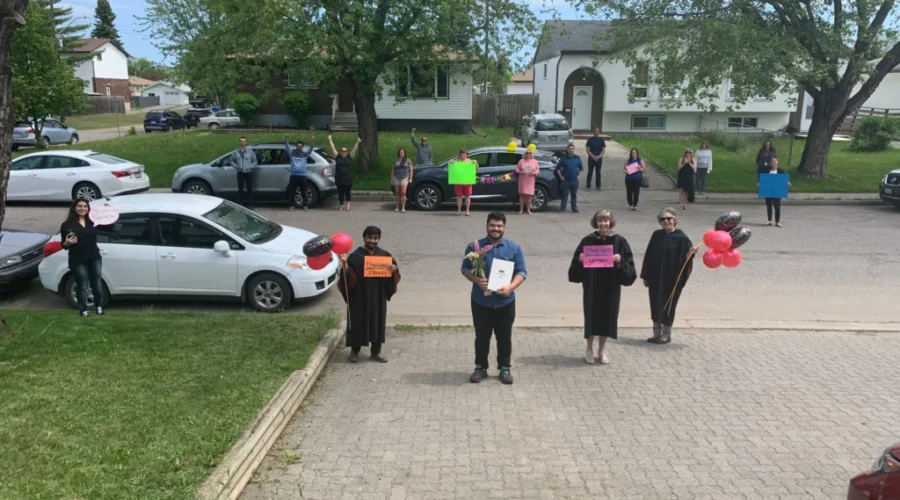 College Celebrates Grads With Diploma Deliveries