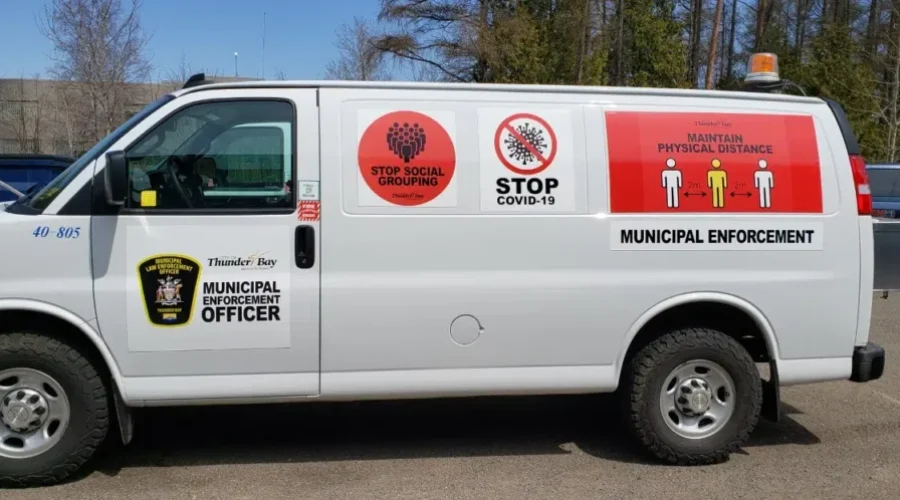 By-Law Officers Educating Public On COVID-19