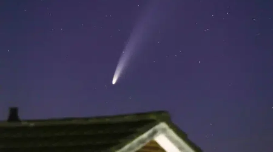 Look Up! A Comet is Streaking Overhead