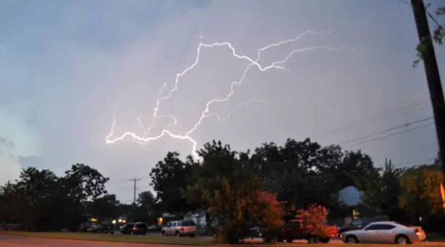 Lightning Strikes On South Side