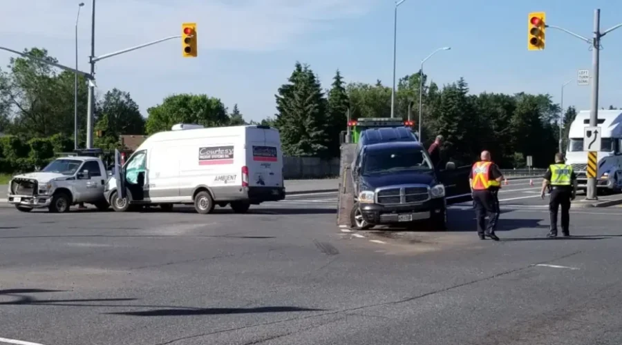 Police Clear Crash Scene