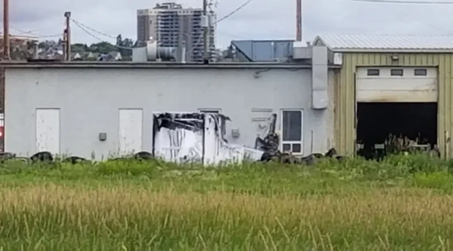 Truck Fire Causes Massive Smoke
