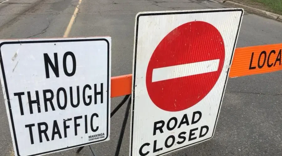 Section Of James St. Closed Monday