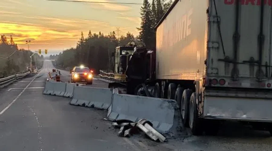 Driver Suffers Non-Life Threatening Injuries