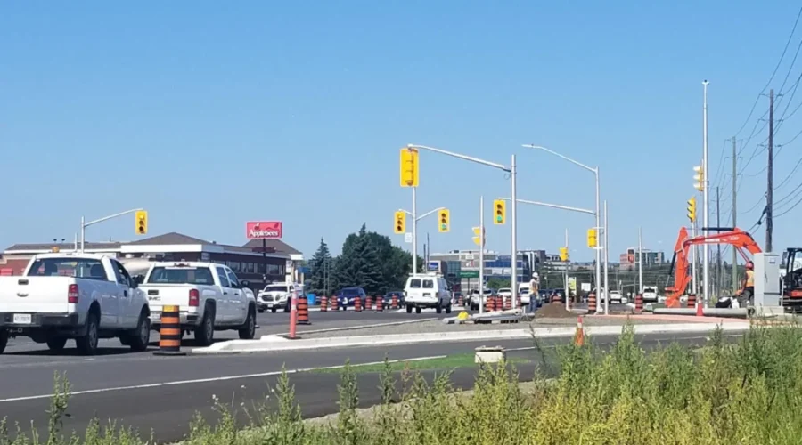Intersection Work Nearing Completion