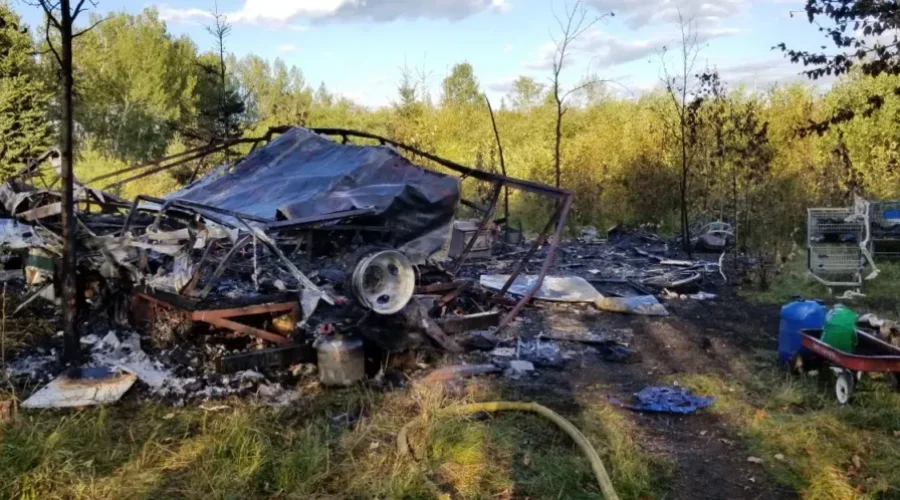 RV Fire Leaves Couple Homeless