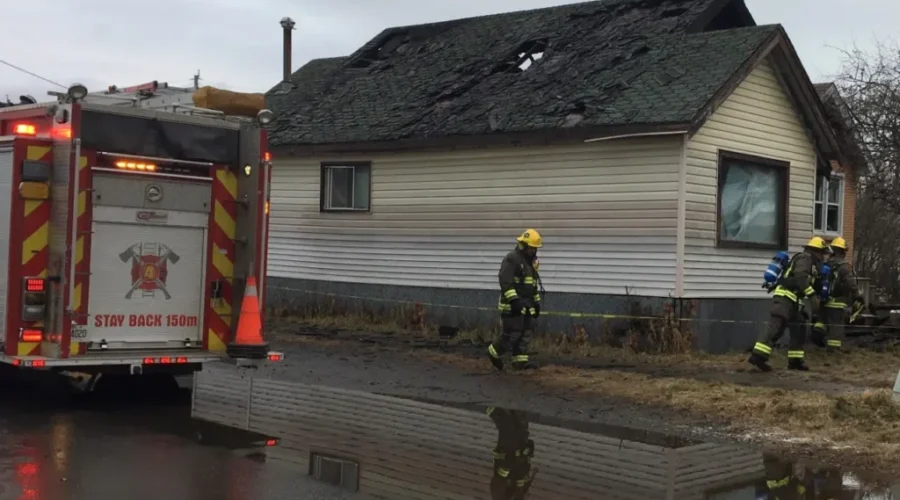 Fire Guts South Side House