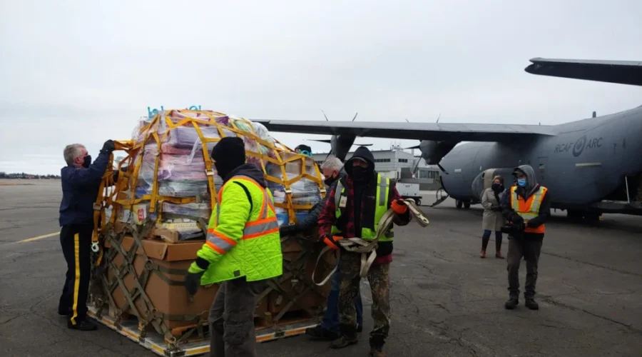 Airline Again Supporting Toys For The North