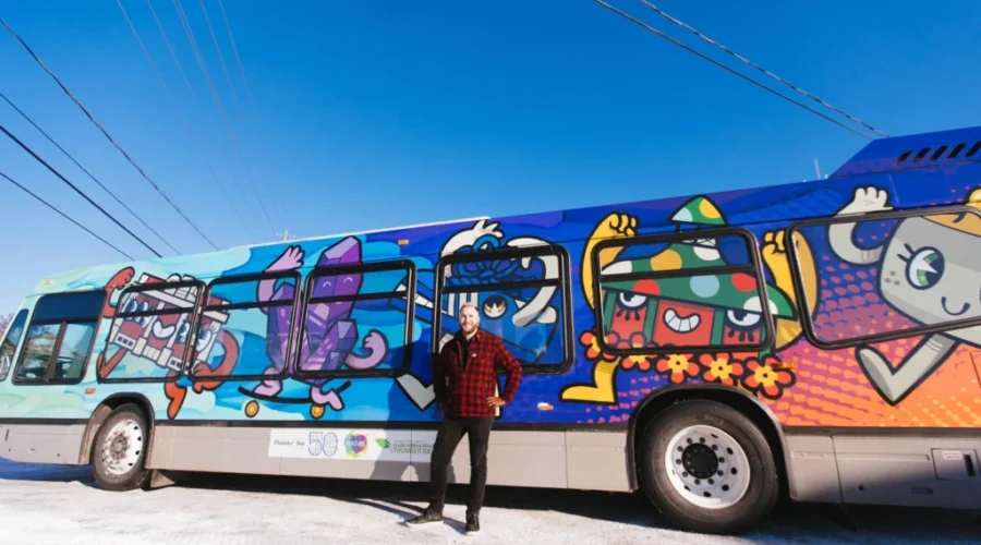 Anniversary Bus Hits The Street