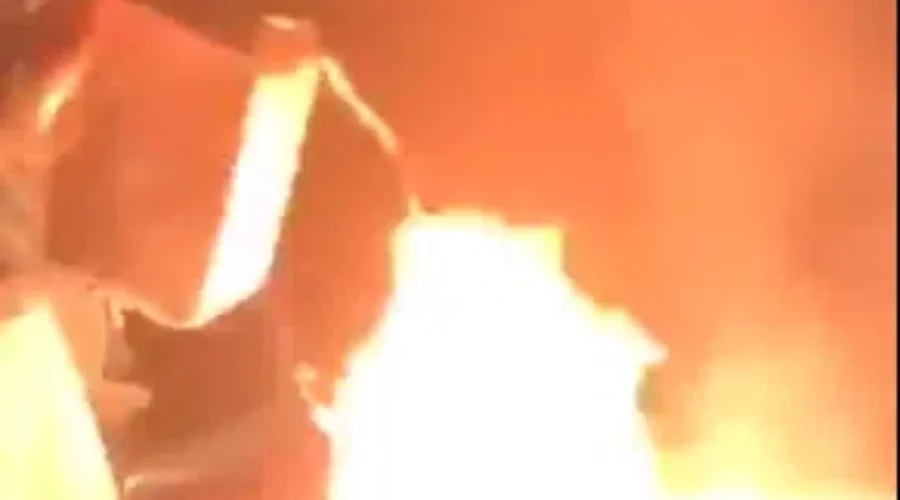 WATCH: Fire And Gasoline Don’t Mix